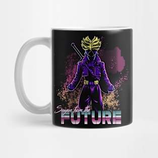 Retro Saiyan from the future Mug